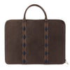 Empresario Briefcase - Brown Leather by Pampeano