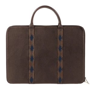 Empresario Briefcase - Brown Leather by Pampeano Accessories Pampeano   
