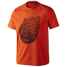 Fjal T Shirt Flaming Orange by Harkila Shirts Harkila   
