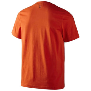 Fjal T Shirt Flaming Orange by Harkila Shirts Harkila   