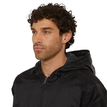 Fleece Lined Nylon Hooded Jacket - Black by Dickies Jackets & Coats Dickies   