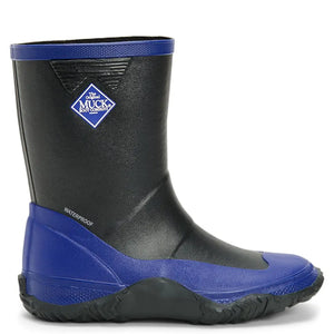 Forager Kid's Wellington - Black/Blue by Muckboot