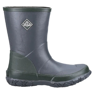 Forager Short Wellington Boots - Dark Grey/Moss by Muckboot