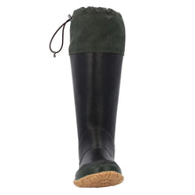 Forager Tall Wellingtons - Black/Moss Green by Muckboot Footwear Muckboot   