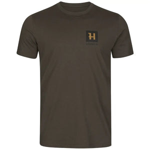 Gorm S/S T-Shirt - Shadow Brown by Harkila Shirts Harkila   