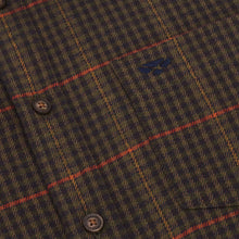 Harris Cotton & Wool Twill Check Shirt - Green by Hoggs of Fife Shirts Hoggs of Fife   