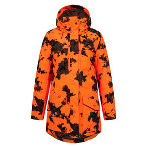 Janina Down Waterproof Jacket - Blaze Orange Camo by Blaser Jackets & Coats Blaser   