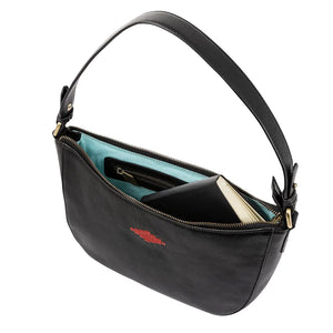 Joven Small Handbag - Black Leather by Pampeano Accessories Pampeano   