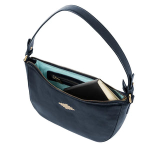 Joven Small Handbag - Navy Leather by Pampeano Accessories Pampeano   