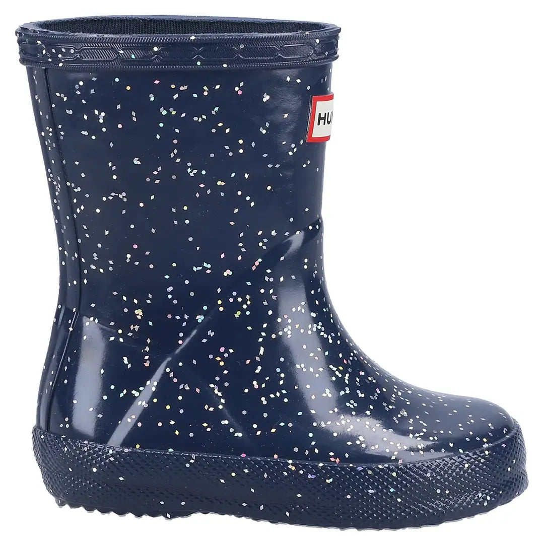 Hunter glitter rain boots womens clearance