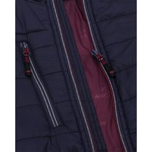 Kingston Lightweight Quilted Jacket - Navy/Merlot by Hoggs Of Fife Jackets & Coats Hoggs Of Fife   