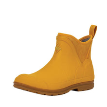 Ladies Muck Originals Pull On Ankle Boots - Yellow/Ditsy Dot Print By Muckboot Footwear Muckboot   