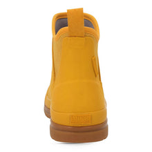 Ladies Muck Originals Pull On Ankle Boots - Yellow/Ditsy Dot Print By Muckboot Footwear Muckboot   