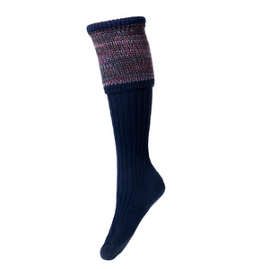 Lady Katrine Sock - Navy by House of Cheviot Accessories House of Cheviot   