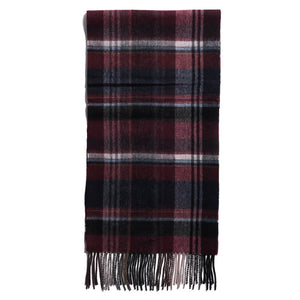 Lambswool Scarf - 266 Check by Failsworth Accessories Failsworth   