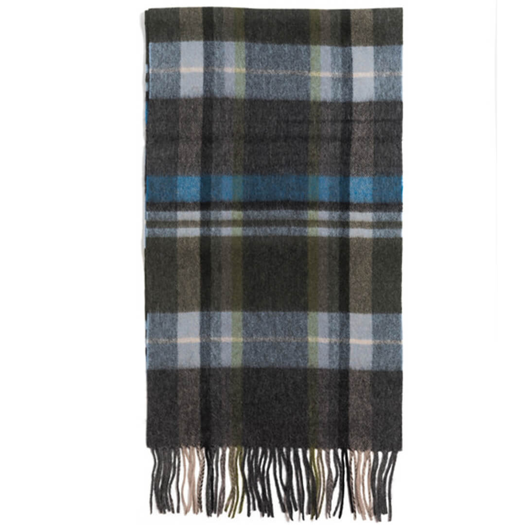 Lambswool Scarf - 366 Check by Failsworth Accessories Failsworth   