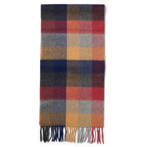 Lambswool Scarf - 540 Check by Failsworth Accessories Failsworth   