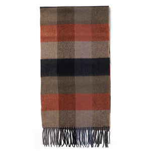 Lambswool Scarf - 720 Check by Failsworth Accessories Failsworth   