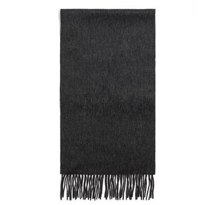 Lambswool Scarf - Charcoal by Failsworth Accessories Failsworth   