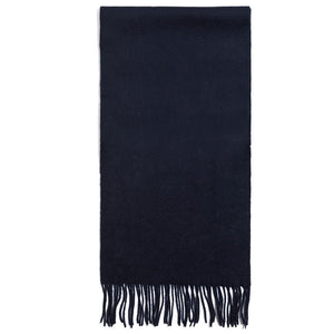 Lambswool Scarf - Navy by Failsworth Accessories Failsworth   
