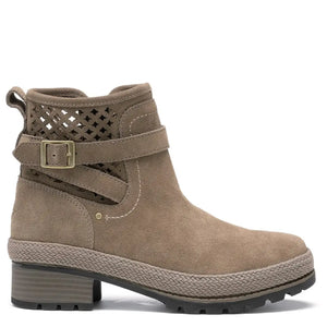 Liberty Perforated Leather Boots - Taupe by Muckboot