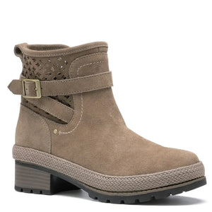 Liberty Perforated Leather Boots - Taupe by Muckboot Footwear Muckboot   