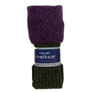 Lomond Marl Socks - Scotspine/Heather by House of Cheviot Accessories House of Cheviot   