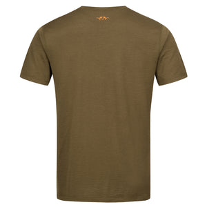 Merino Base 160 T-Shirt - Dark Olive by Blaser Shirts Blaser   
