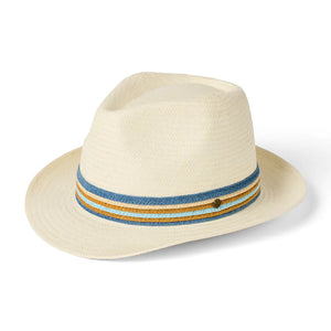 Monaco Paperstraw Trilby Hat - Bleach by Failsworth Accessories Failsworth   