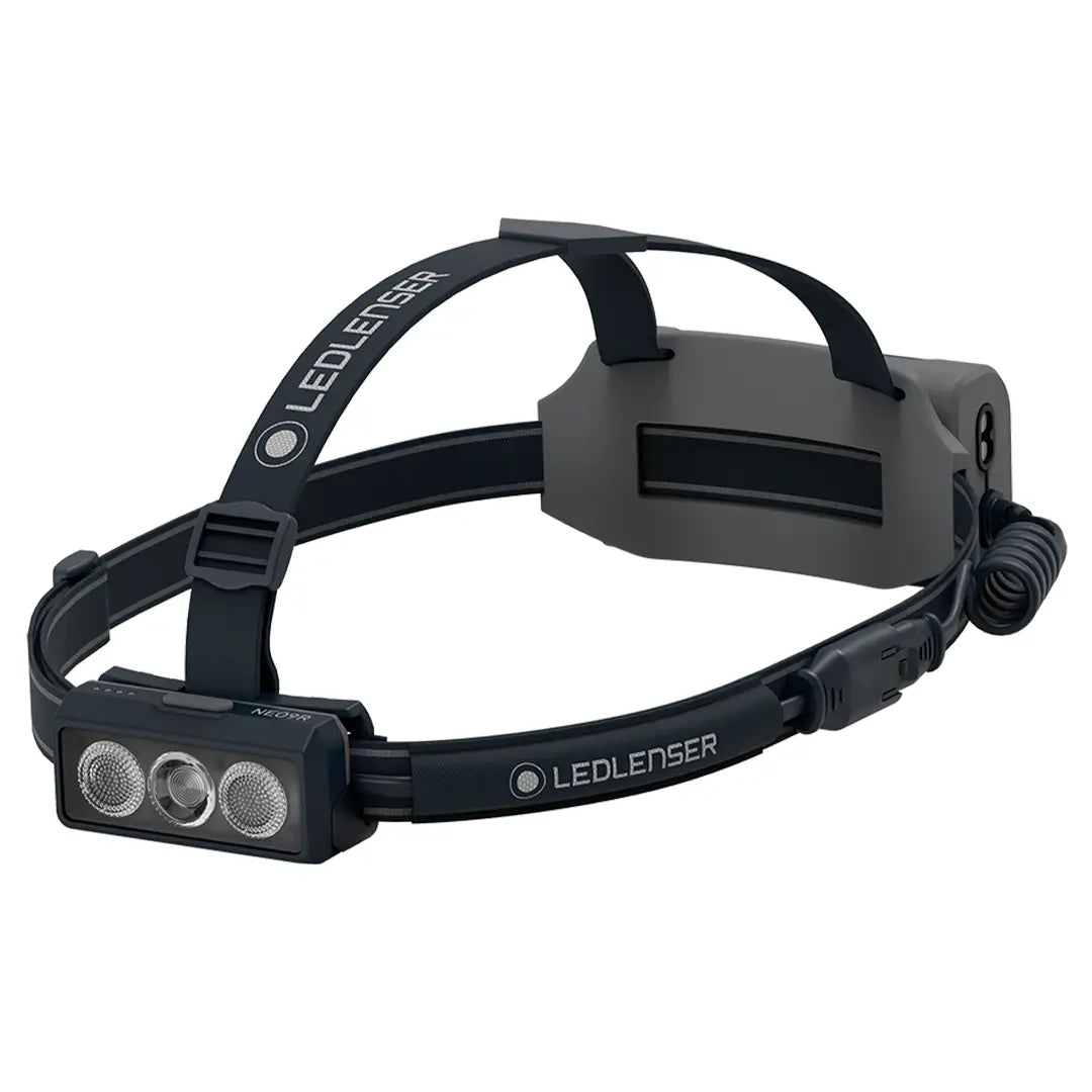 NEO9R Running Head Torch w/ Chest Strap - Grey by LED Lenser Accessories LED Lenser   