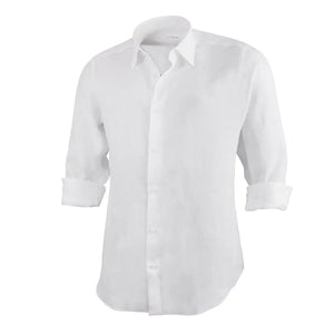 Novio Men's Linen Shirt - White by Pampeano Shirts Pampeano   