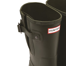Original Adjustable Short Wellington Boots - Dark Olive by Hunter Footwear Hunter   