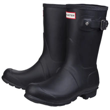 Original Short Wellington Boots - Black by Hunter Footwear Hunter   