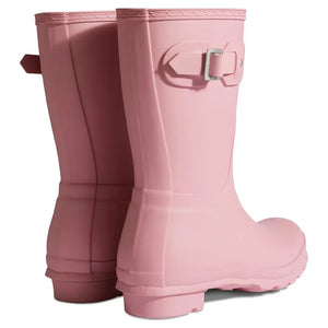 Original Short Wellington Boots - Purring Pink by Hunter Footwear Hunter   
