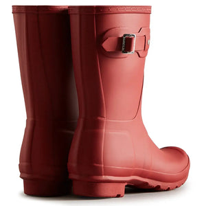 Original Short Wellington Boots - Red by Hunter Footwear Hunter   