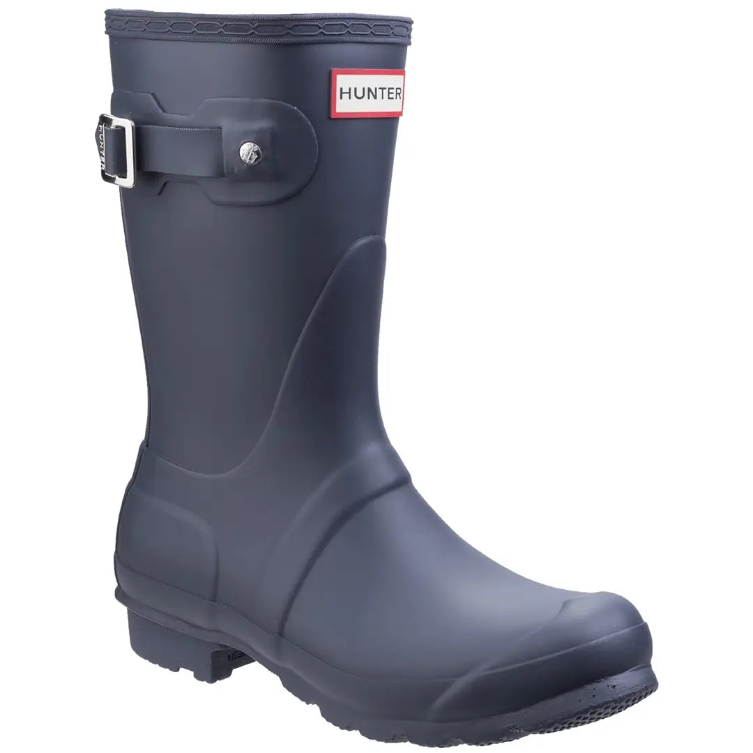 Hunter Original Short Wellington Boots Navy Great British Outfitters
