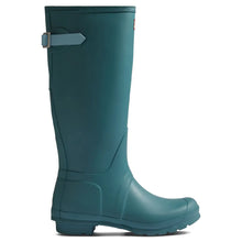 Original Tall Back Adjustable Wellington Boots - Teal Tempo/Shifting Blue by Hunter Footwear Hunter   