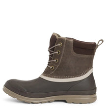 Originals Duck Lace Up Leather Short Boots - Taupe/Dark Brown by Muckboot Footwear Muckboot   