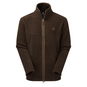 Oxford Fleece Jacket - Brown Melange by Shooterking Jackets & Coats Shooterking   