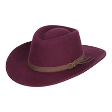 Perth Crushable Felt Hat - Merlot by Hoggs of Fife Accessories Hoggs of Fife   