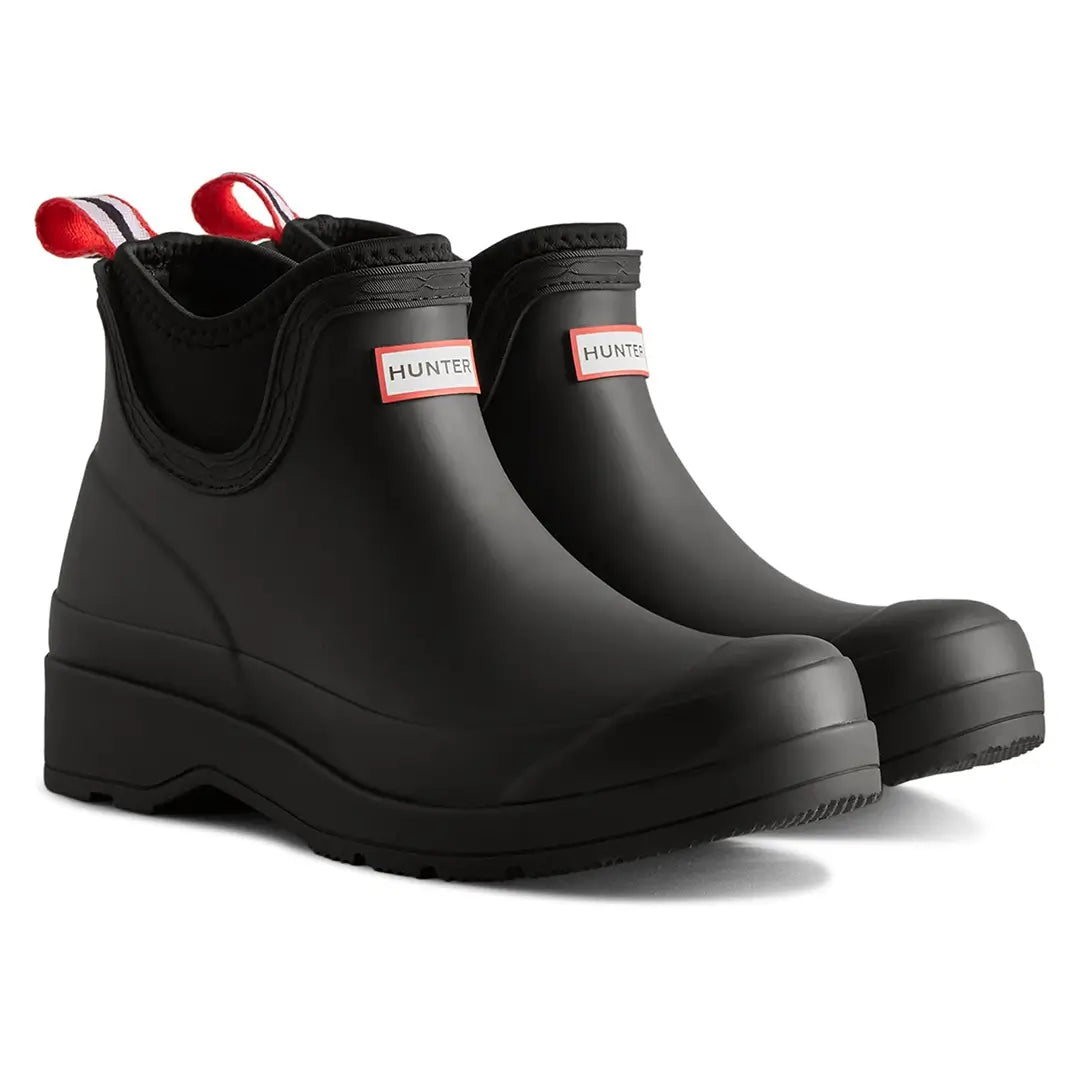 Low black 2025 hunter boots