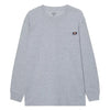 Pocket L/S T-Shirt - Charcoal by Dickies