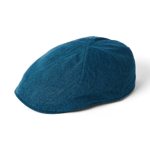 Porto Flat Cap - Teal/Red by Failsworth Accessories Failsworth   