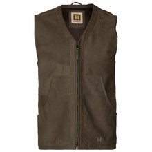 Pro Hunter Leather Waistcoat - Willow Green by Harkila Waistcoats & Gilets Harkila   