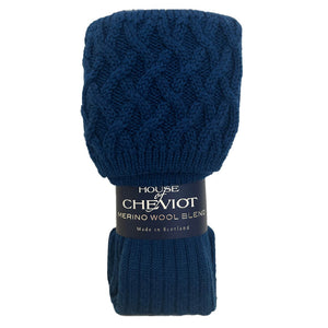 Rannoch Socks - Mid Blue by House of Cheviot Accessories House of Cheviot   