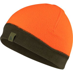 Reversible Fleece Hat - Pine Green/Hi-Vis Orange by Seeland Accessories Seeland   