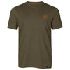Saker T-Shirt - Pine Green Melange by Seeland