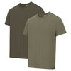 Sandwood 2-Pack T-Shirts - Forest/Lovat by Hoggs of Fife