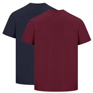 Sandwood 2-Pack T-Shirts - Midnight/Merlot by Hoggs of Fife Shirts Hoggs of Fife   