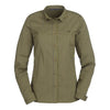 Sergia Stretch Blouse - Olive/Grey Checked by Blaser